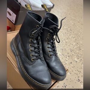 Dr. Martens Black Leather Boots